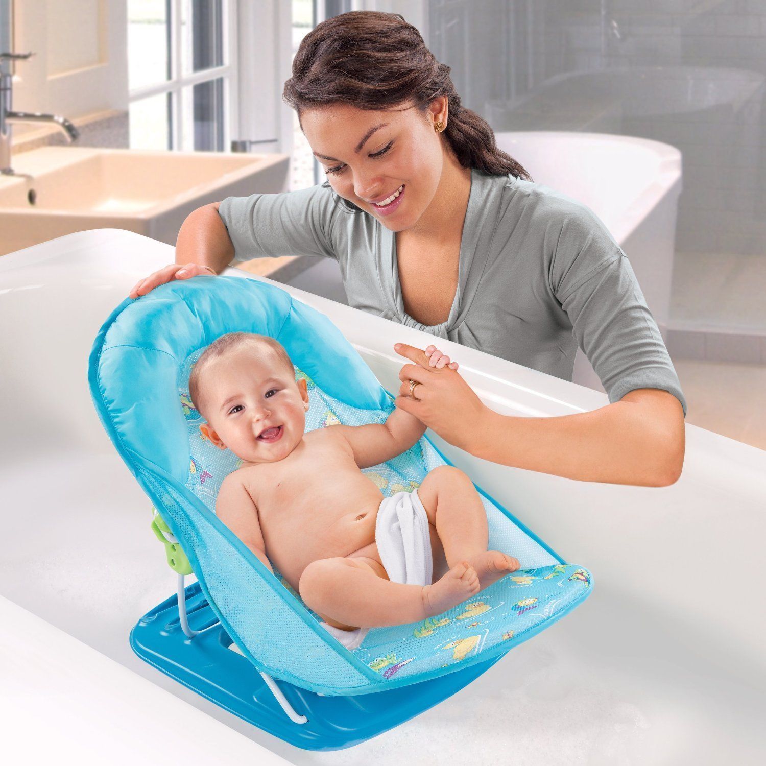 Deluxe Baby Bather Bath Support Splish Splash Baby Bath Seat eBay