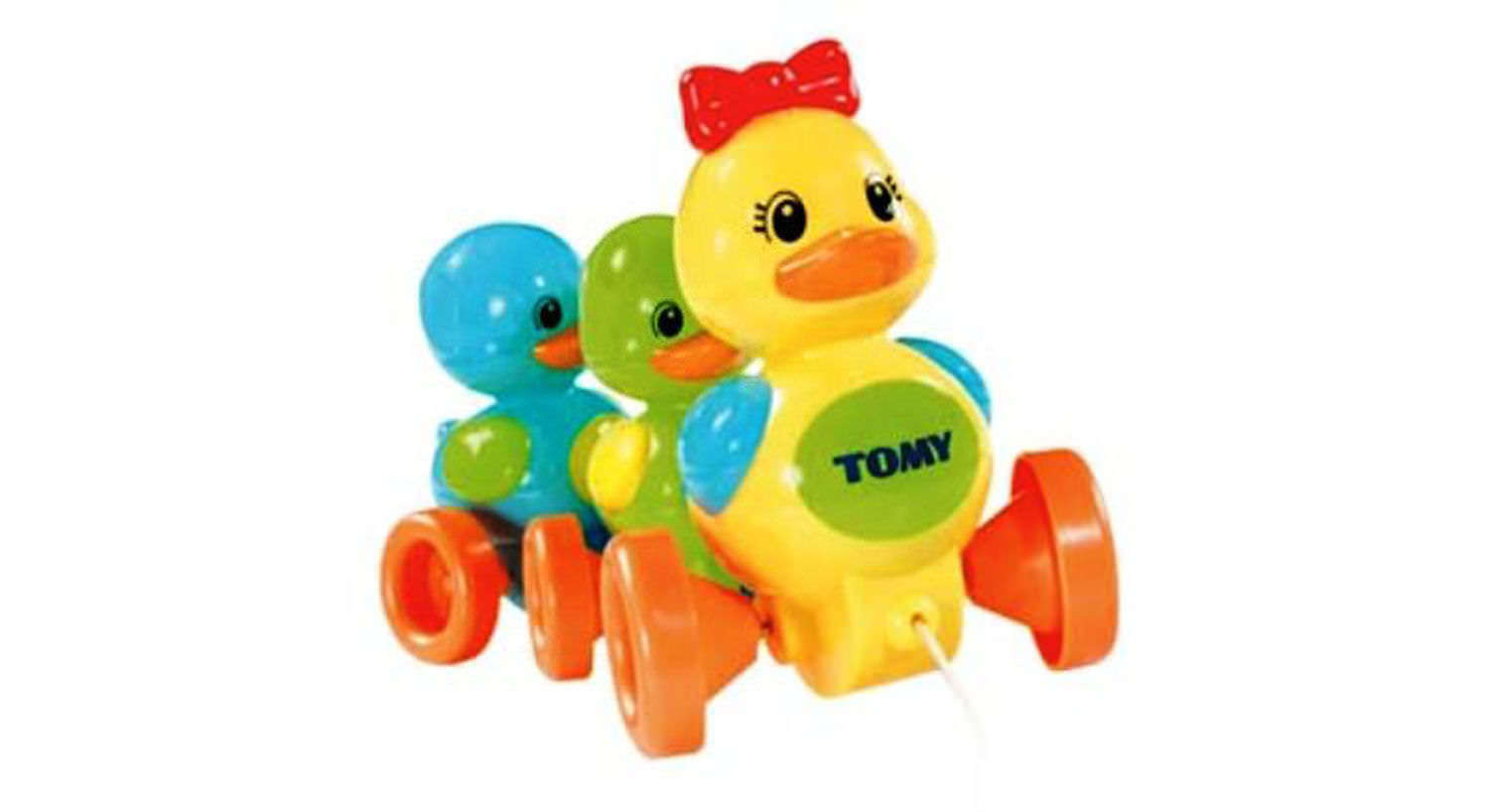 TOMY Quack Along Ducks Childrens Interactive Pull Toy eBay