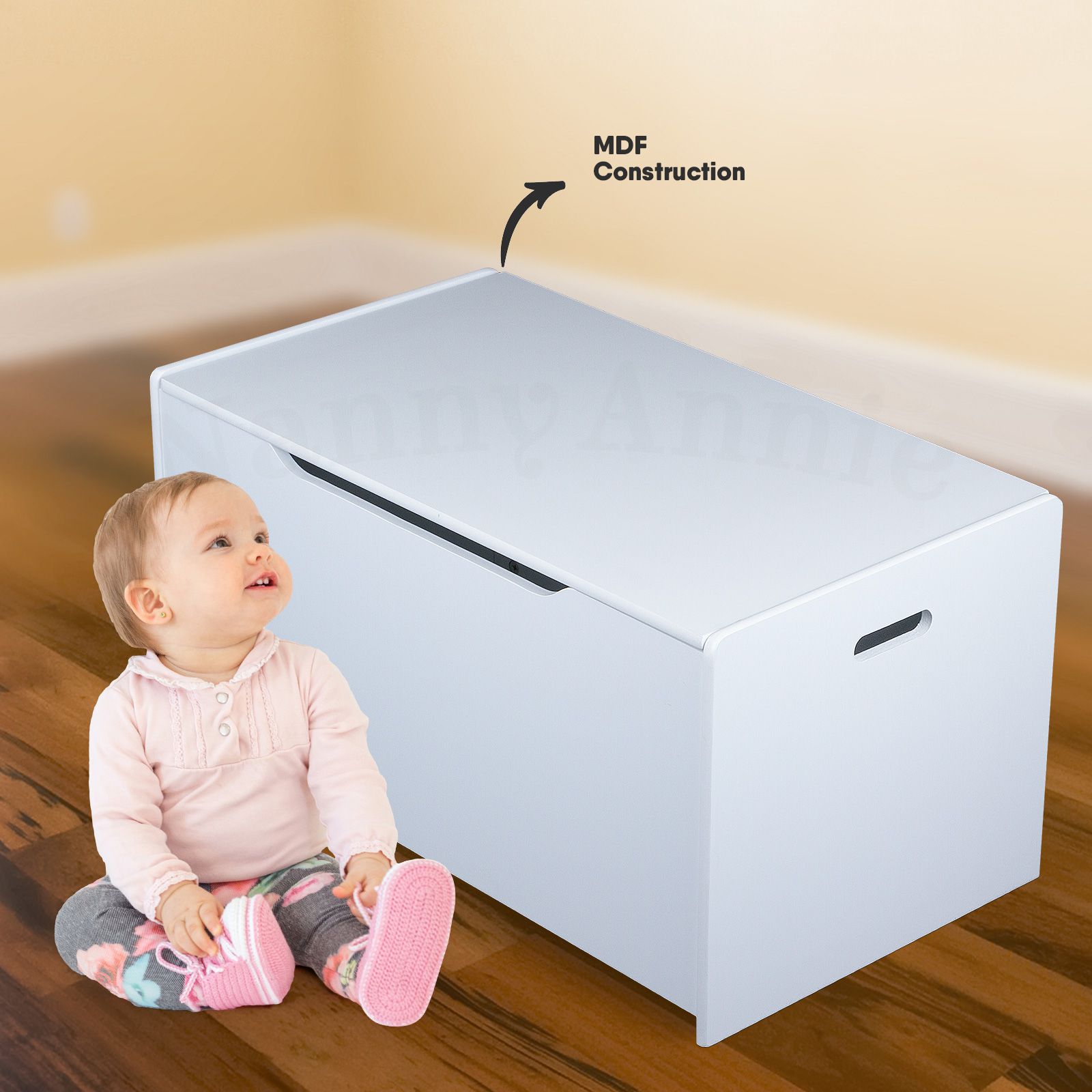 Children S Toy Box White Kids Wooden Plain Wooden Toybox In White Children S Toy Box White Kids Wooden Plain Wooden Toybox In White