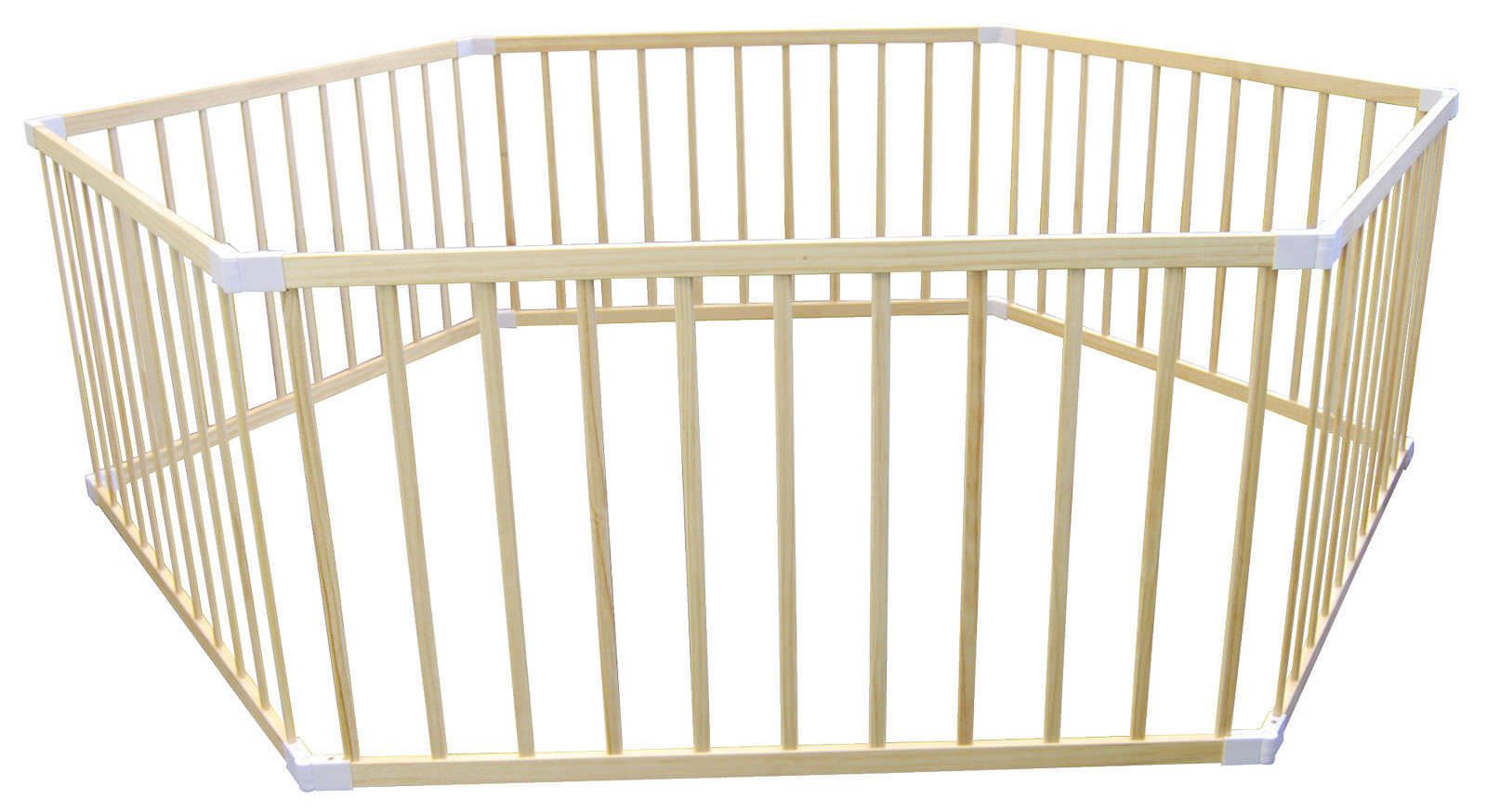 Jumbo Hexagonal Wooden Kids Play Pen TikkTokk BOSS Timber Playpen eBay