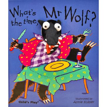What's the time, Mr Wolf? - Finger Puppet Book | Child's Early Learning Book