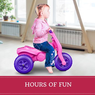 Dune Buggy Ride-On Tricycle | Kids Pink Tricycle
