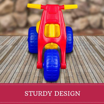 Dune Buggy Ride-On Tricycle | Kids Red/Yellow Tricycle