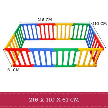 Happy Panel Plastic Playpen | 5 Playpens in 1 Super Playpen
