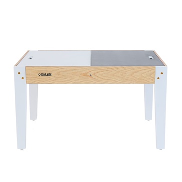 Nu Byron Activity Rectangle Table & 6 Chairs Set - Inverted White