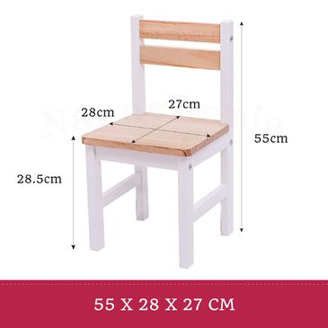 Nu Elwood Square Table & 2 Chairs Set -  Inverted White