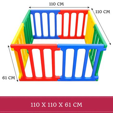 Happy Panel Plastic Playpen | 5 Playpens in 1 Super Playpen