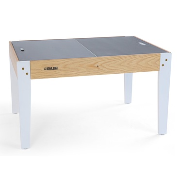 Nu Byron Activity Rectangle Table & 6 Chairs Set - Inverted White