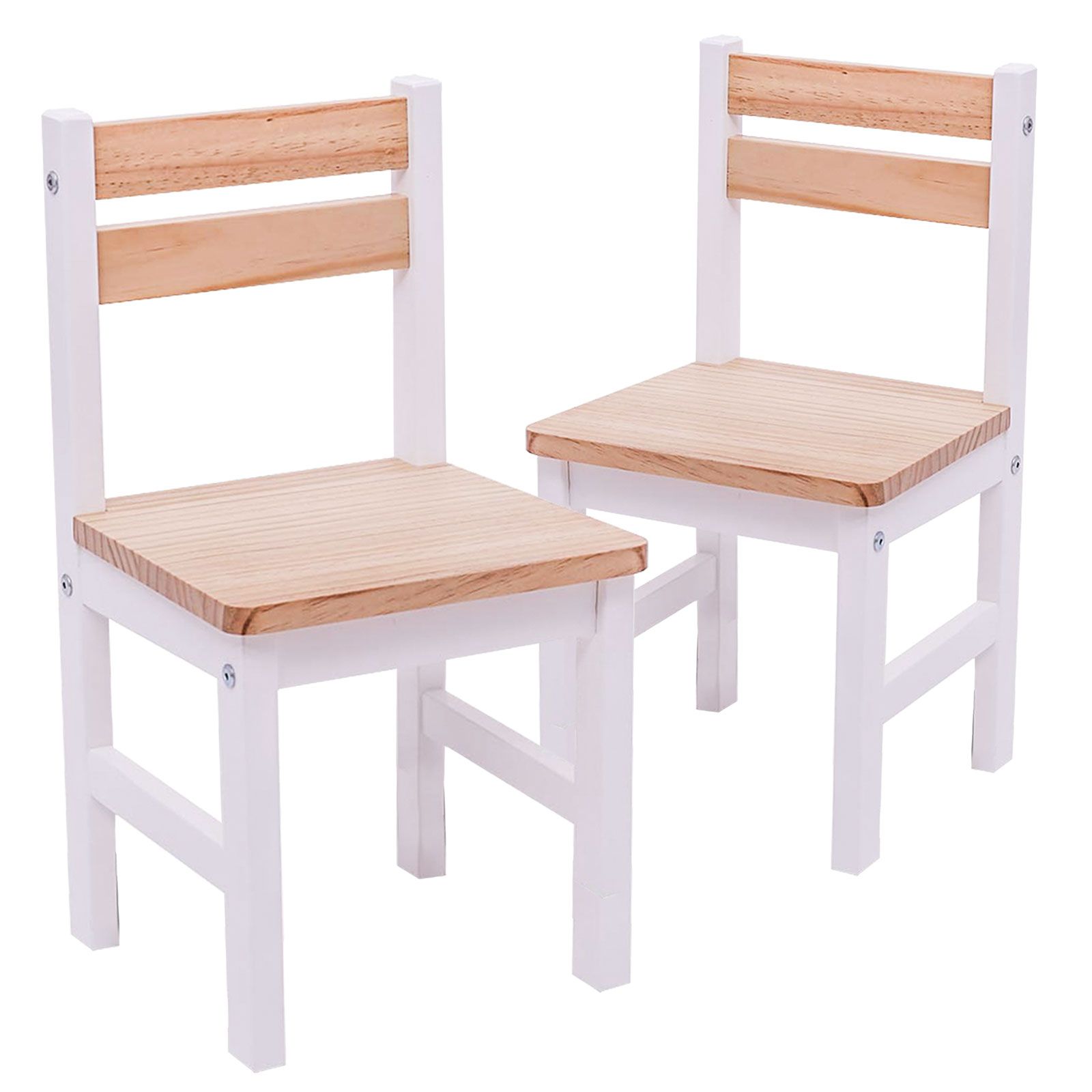 Nu Elwood Square Table & 4 Chairs Set -  Inverted White