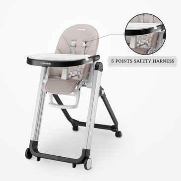 Star Kidz Bimberi High Chair - Silver