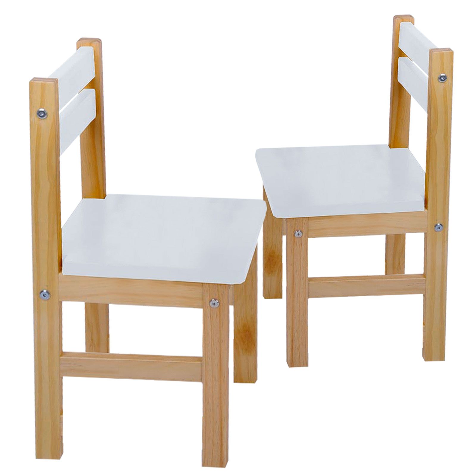 Nu Elwood Rectangle Table & 4 Chairs Set - White