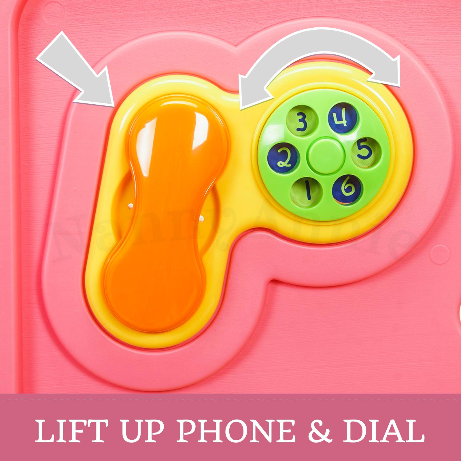 Baby Playpen With Door - Super Giant Interactive Play Room 2.3 x 2.3m - Pink
