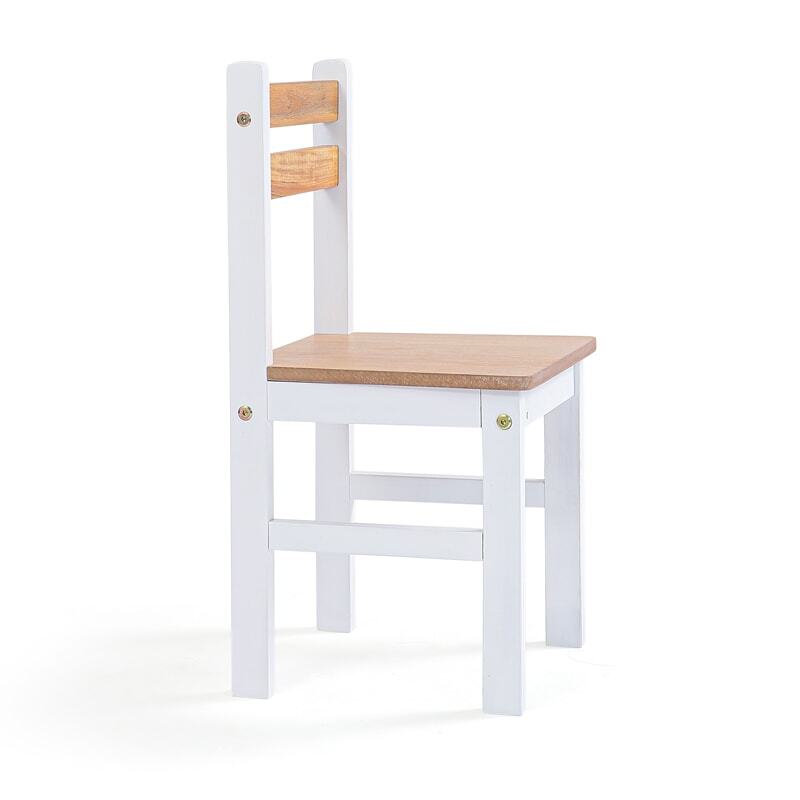 Star Kidz Elwood Rectangle Table & 2 Chairs Set - Inverted White