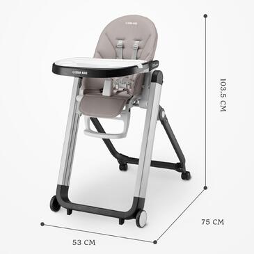 Star Kidz Bimberi High Chair - Silver