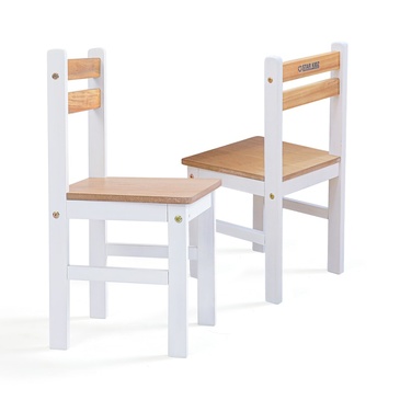 Nu Byron Activity Rectangle Table & 4 Chairs Set - Inverted White