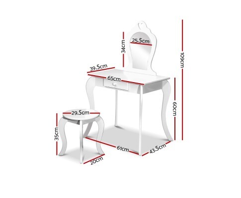 childrens wooden vanity set australia