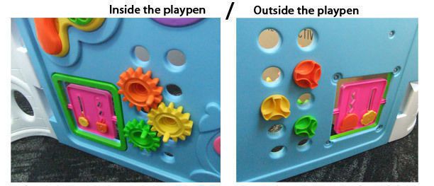 Baby Playpen With Door - Super Giant Interactive Play Room 2.3 x 2.3m