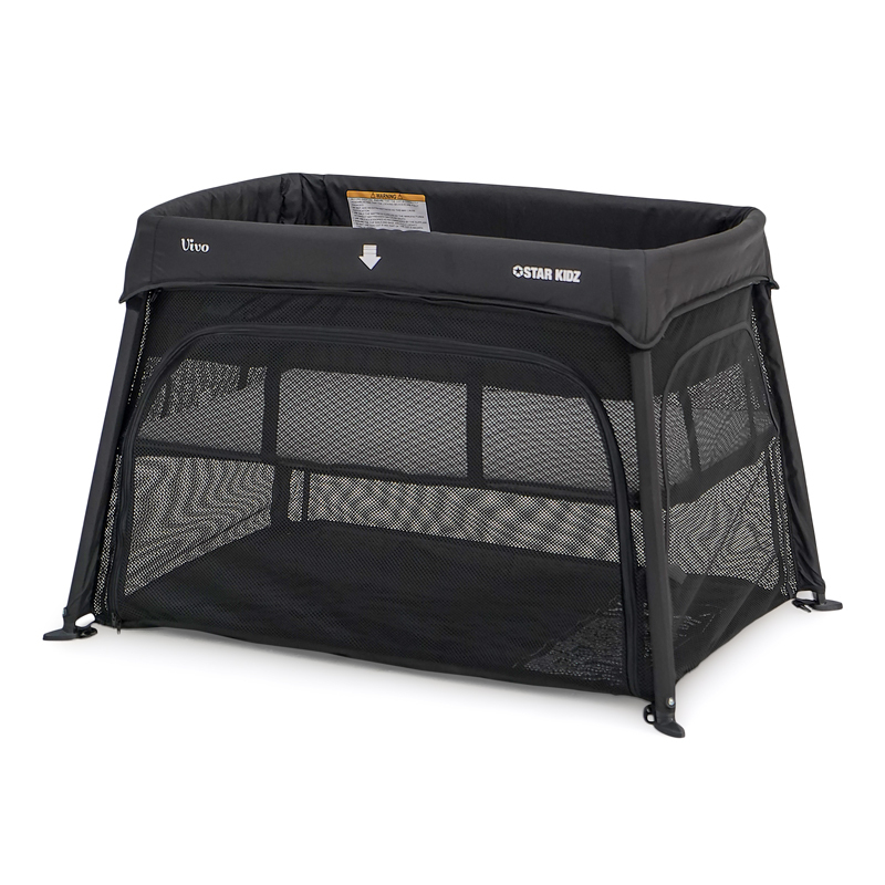 Star Kidz Vivo 3 in 1 Travel Cot Portacot - Black