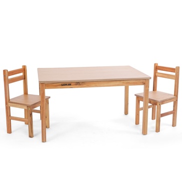 Nu Elwood Rectangle Table & 4 Chairs Set - Natural