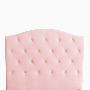 Star Kidz Luna Bed Single Pink Velvet