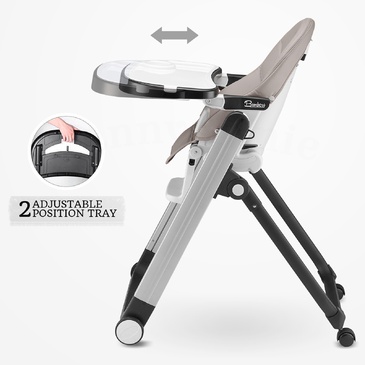Star Kidz Bimberi High Chair - Silver