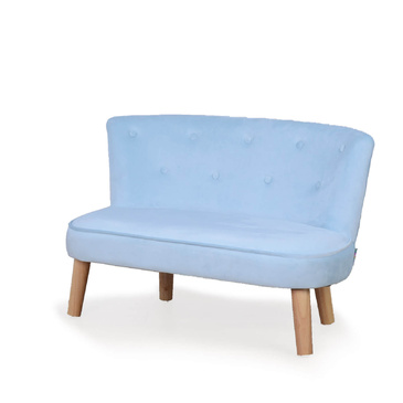 Star Kidz Florentino Sofa - light Blue Velvet