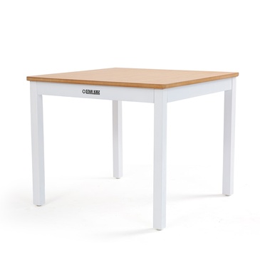 Star Kidz Elwood Square Table & 2 Chairs Set - Inverted White