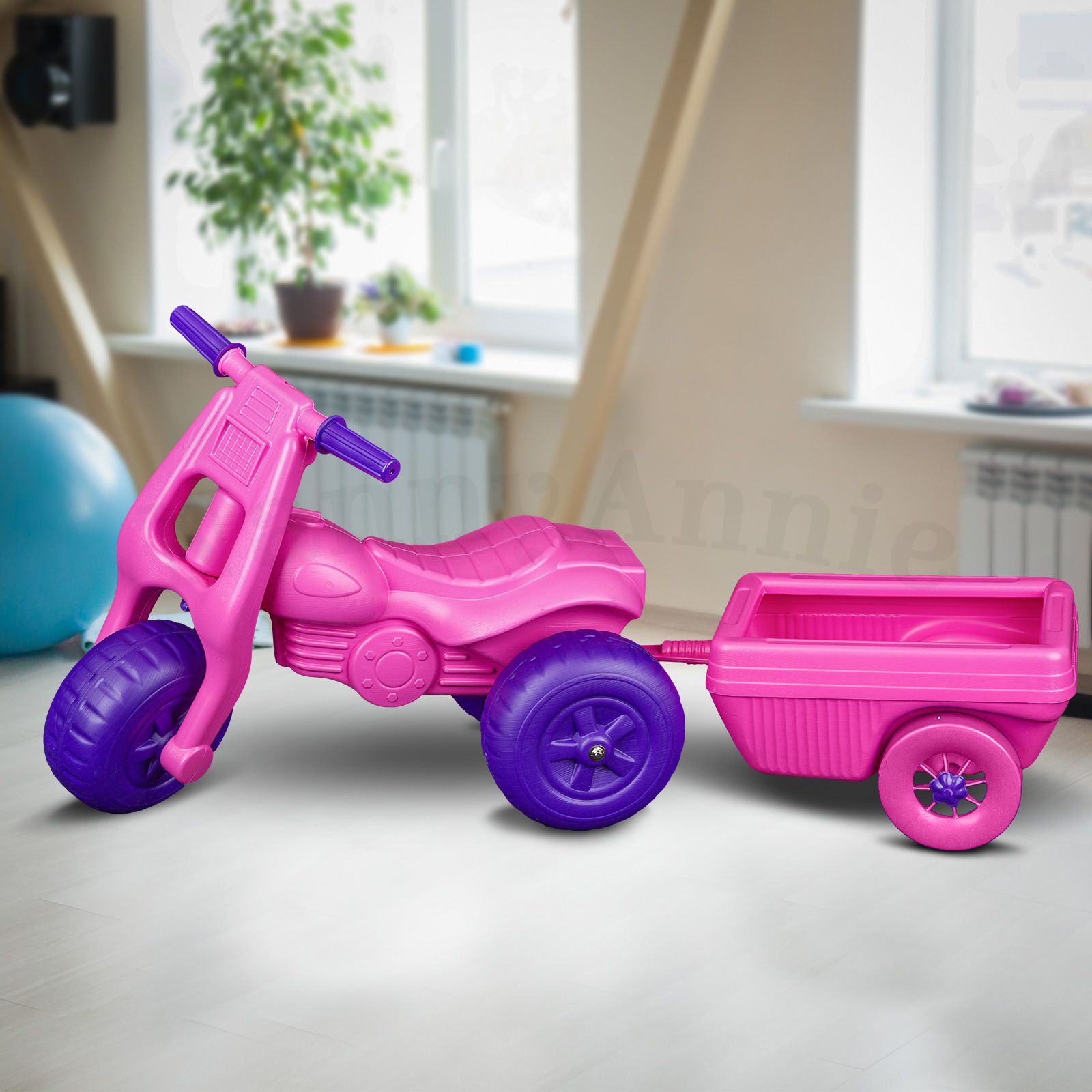 kids trike and trailer