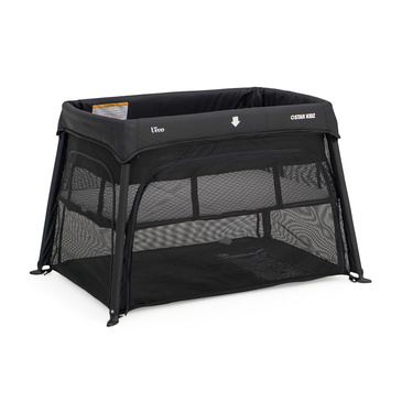 2025 Vivo 3 in 1 Travel Cot Portacot with Bassinet Insert - Black