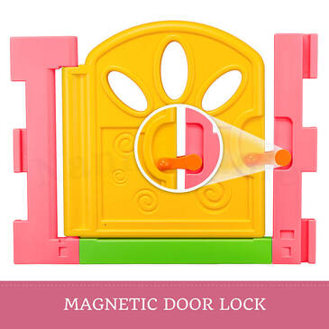 Interactive Playpen Door Panel Pink