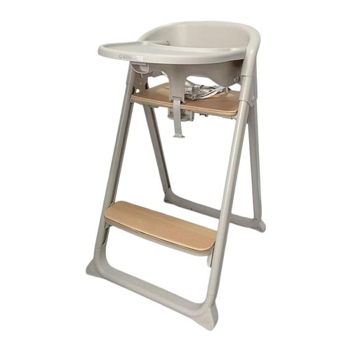 Starkidz Netto Deluxe Convertible Folding Baby High Chair - Grey
